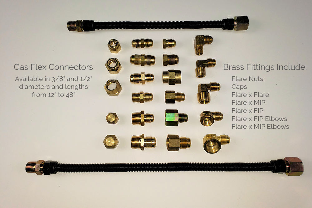 Brass Fittings and Gas Flex Connectors_1000x667